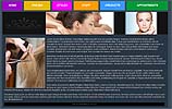 A nice colorful yet subtle salaon website A nice colorful yet subtle salaon website